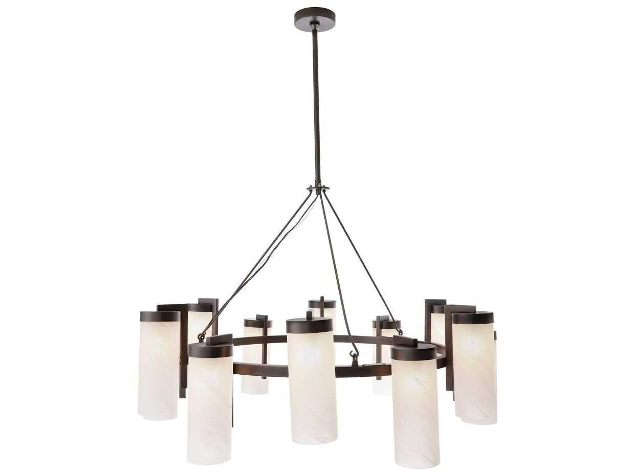 Arteriors Home Ryder 12-Light English Bronze Cylinder Chandelier