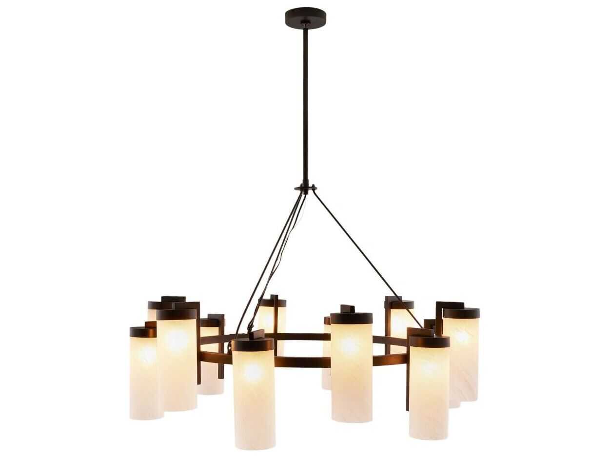 Arteriors Home Ryder 12-Light English Bronze Cylinder Chandelier