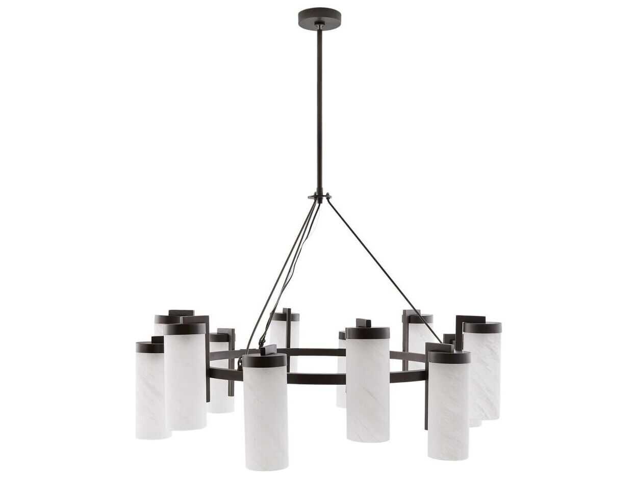 Arteriors Home Ryder 12-Light English Bronze Cylinder Chandelier