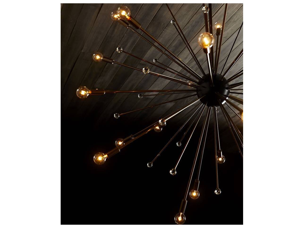 Arteriors Home 24-Light Vintage Brass Sputnik Pendant