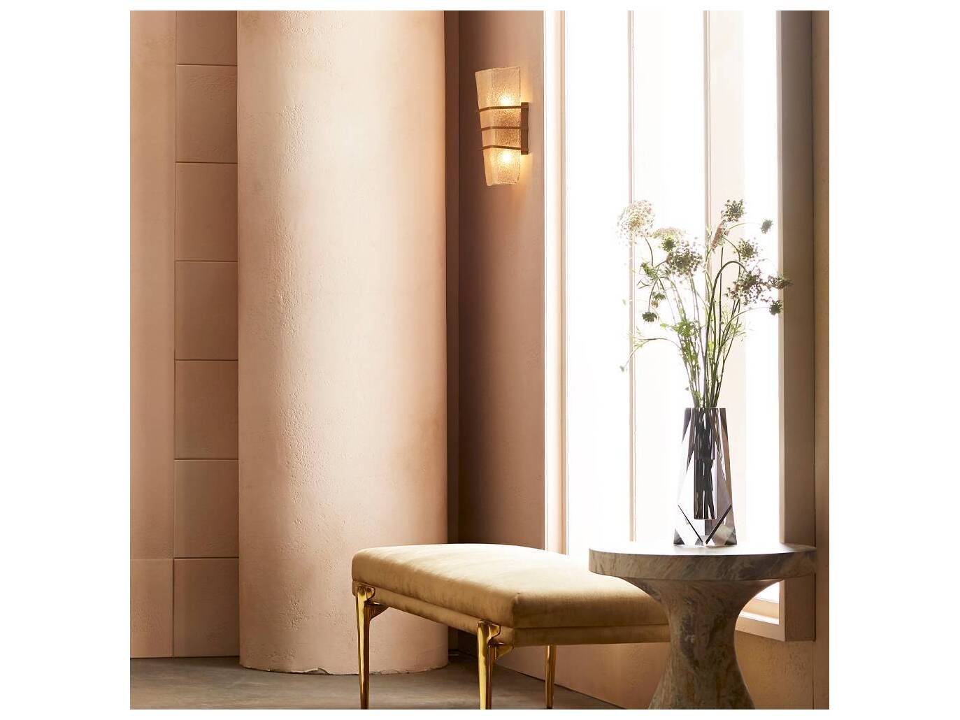 Arteriors Home Gemma Smoke Vase