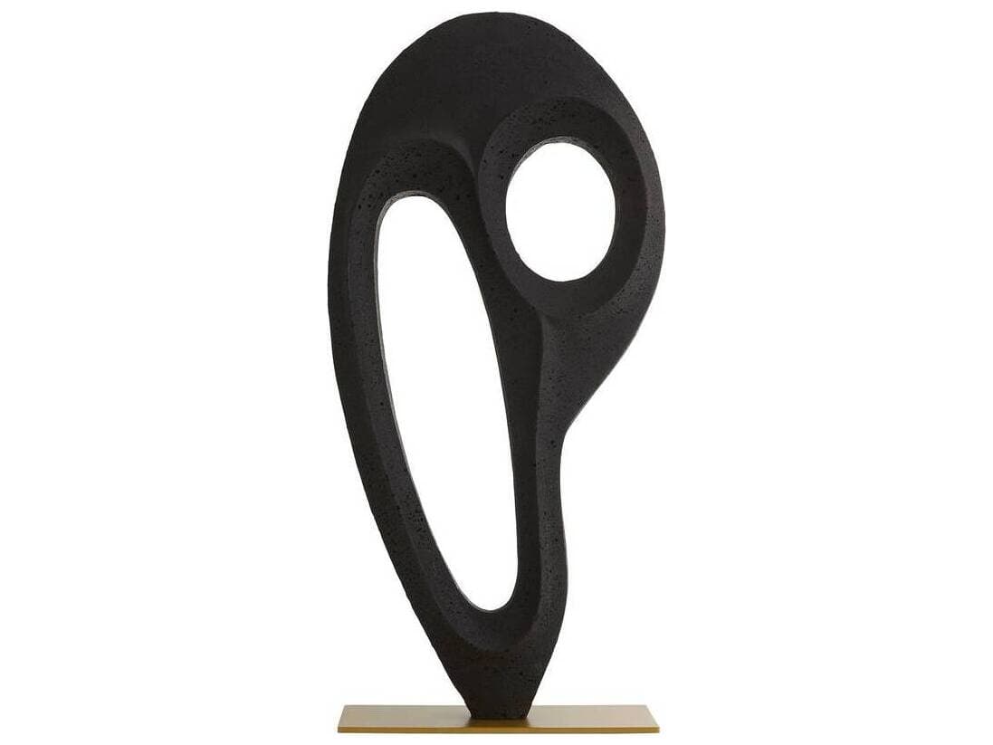 Arteriors Home Kenly Charcoal Sculpture