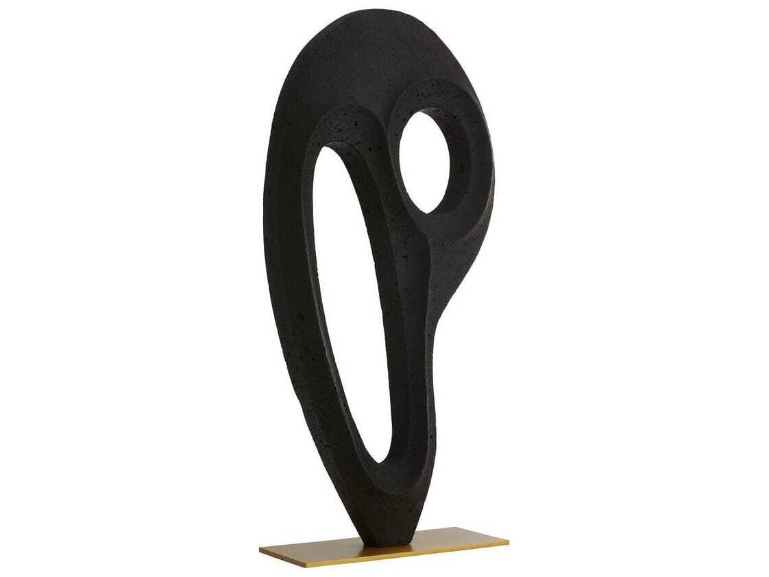 Arteriors Home Kenly Charcoal Sculpture