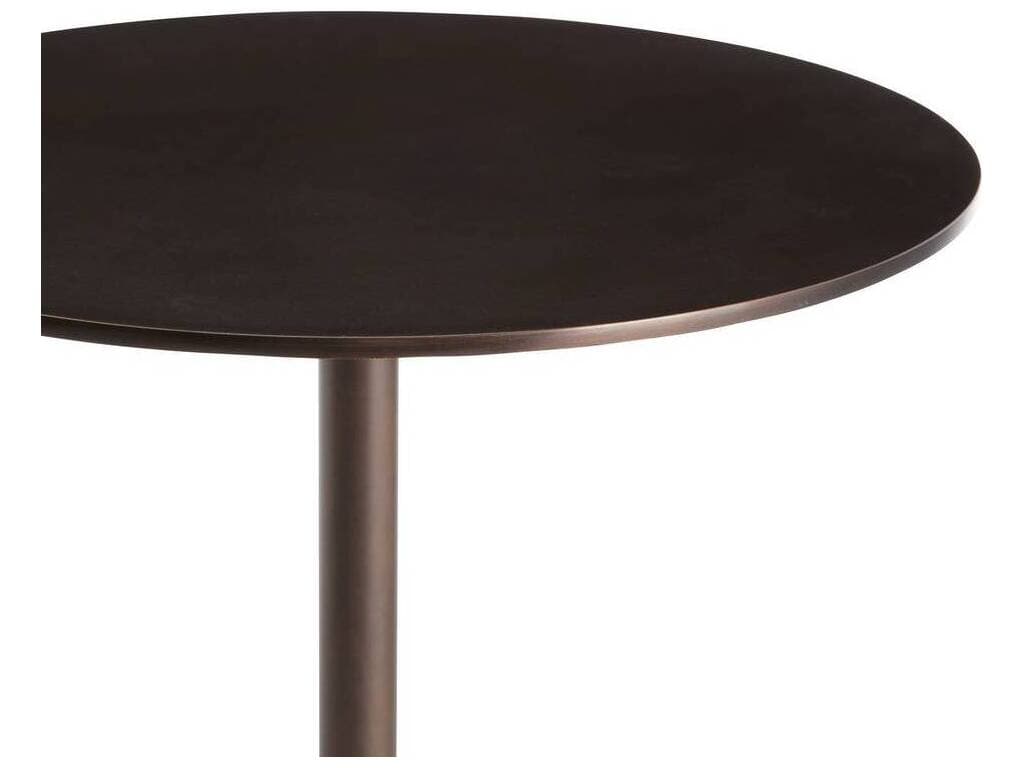 Arteriors Home Jane Round Steel White End Table