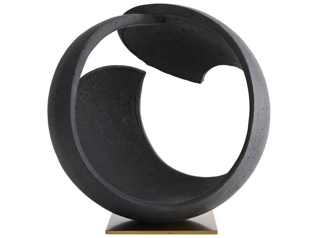 Arteriors Home Dawson Charcoal Sculpture