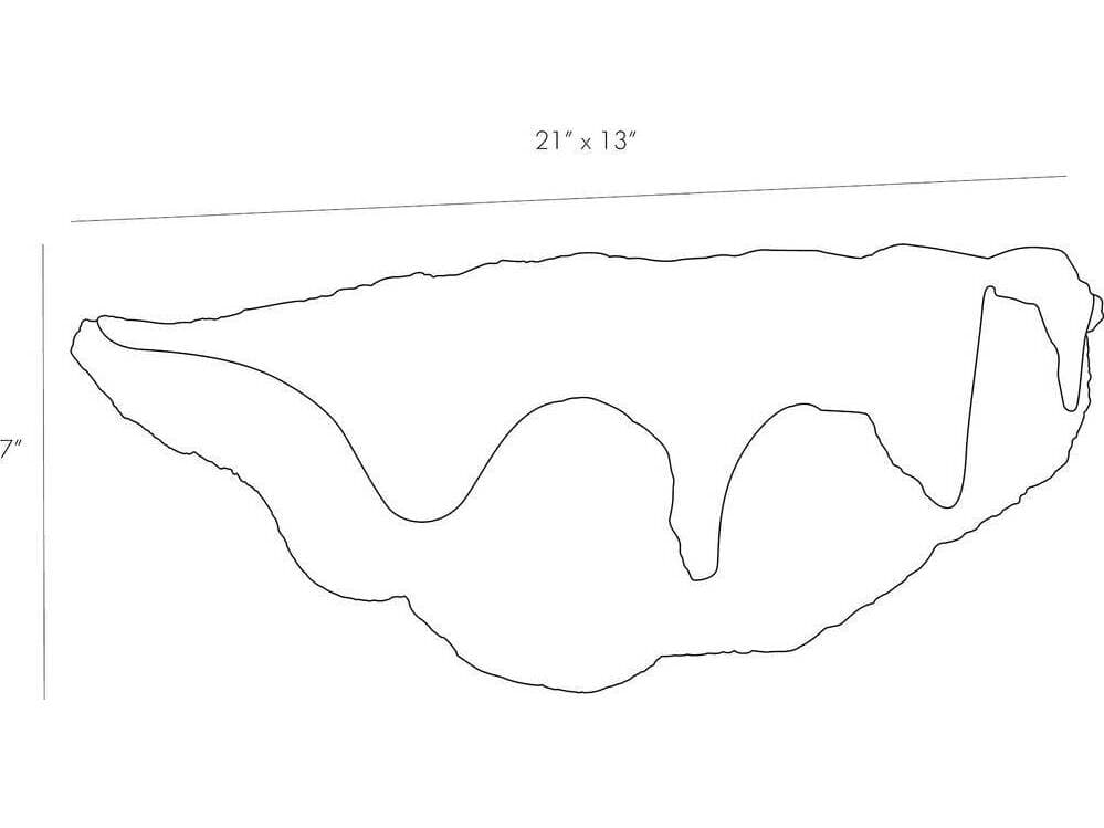 Arteriors Home Maurice Faux Marble Resin Centerpiece