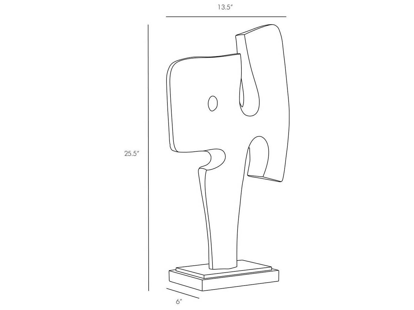 Arteriors Home Maeve Faux Marble Sculpture