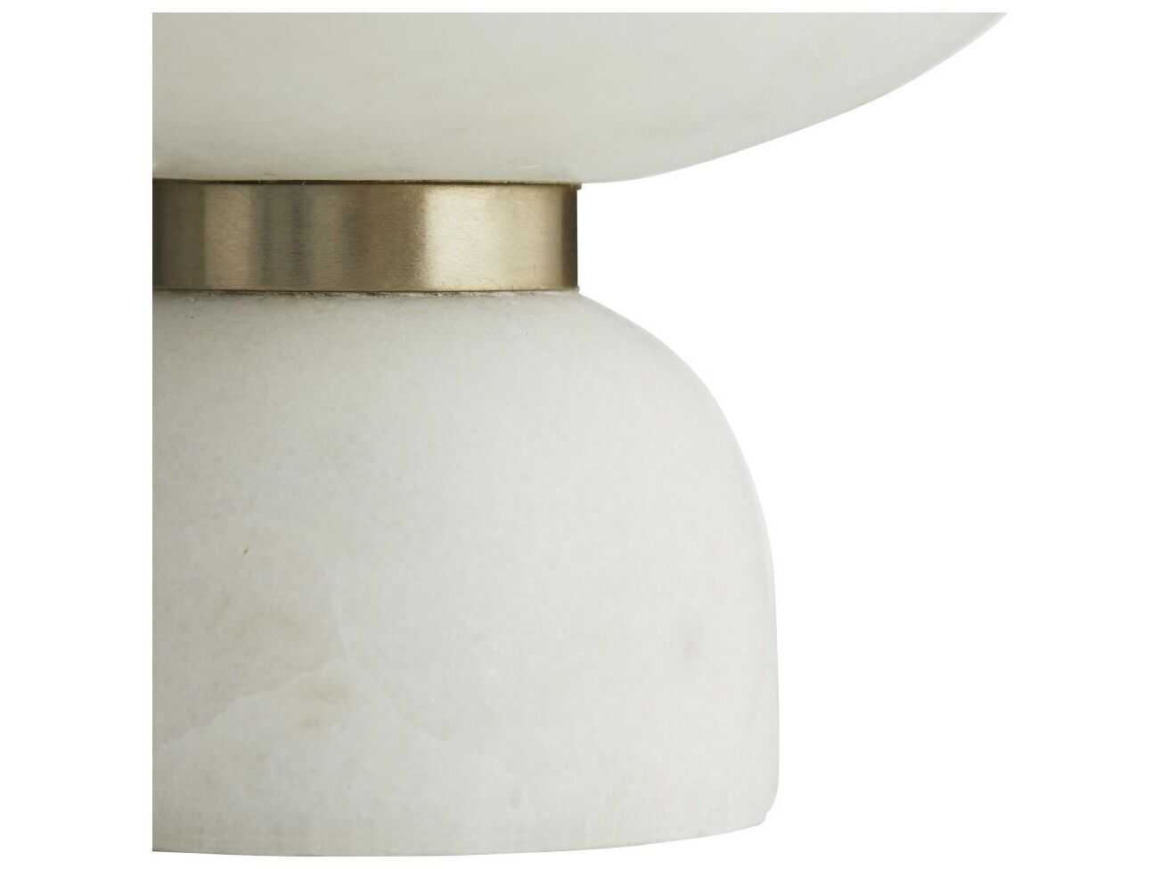 Arteriors Home Tate White Marble Centerpiece