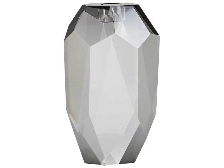 Arteriors Home Violet Tinted Crystal Candle Holder Set of 3