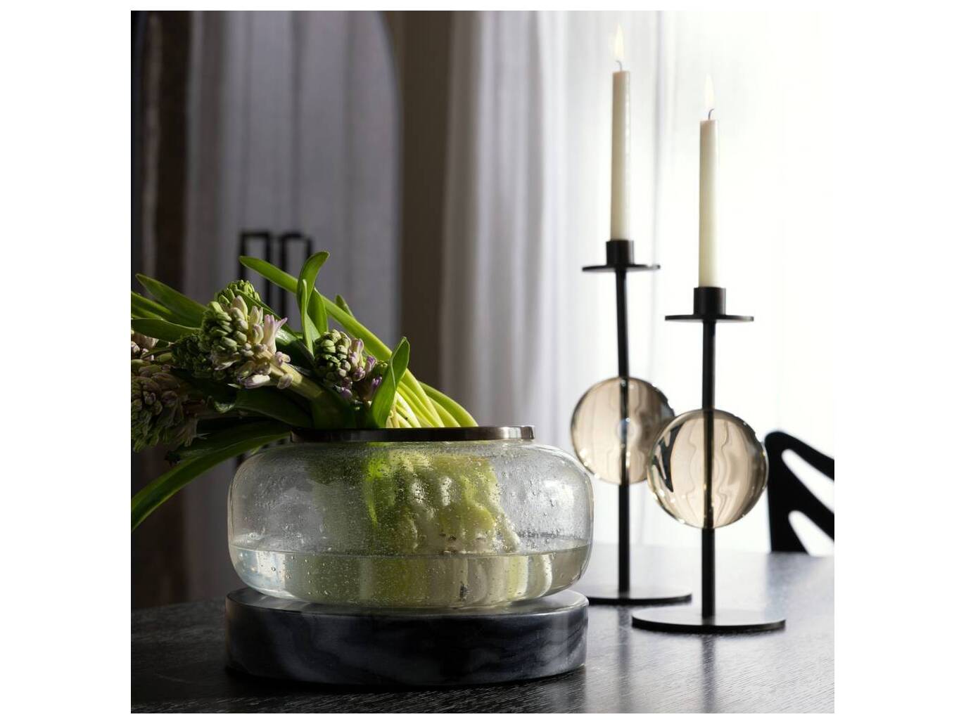 Arteriors Home Champagne Bronze Candle Holder