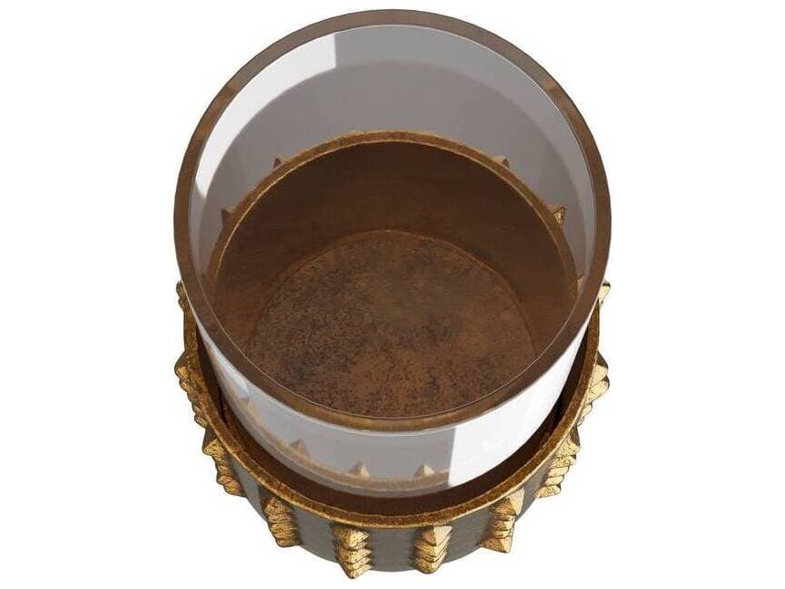 Arteriors Home Antique Brass Candle Holder