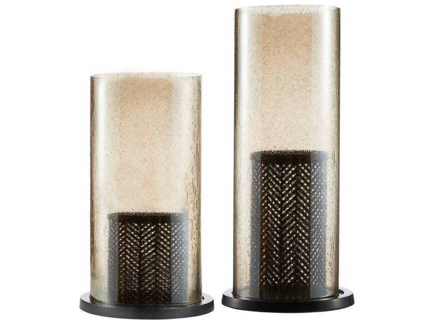 Arteriors Home Smoke Luster Bronze Candle Holder