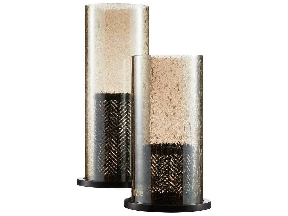 Arteriors Home Smoke Luster Bronze Candle Holder