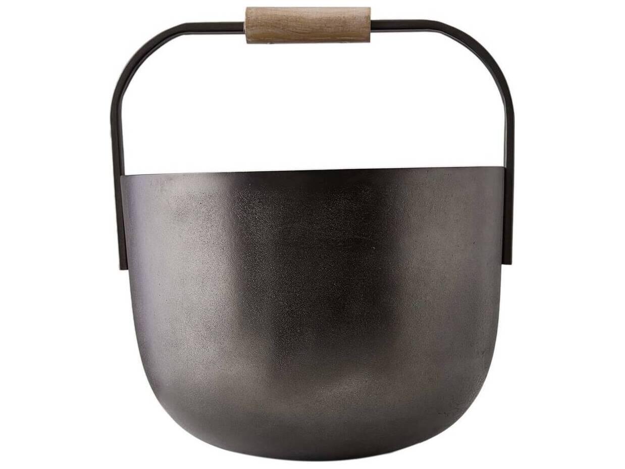 Arteriors Home Blackened Smoke Storage Bin