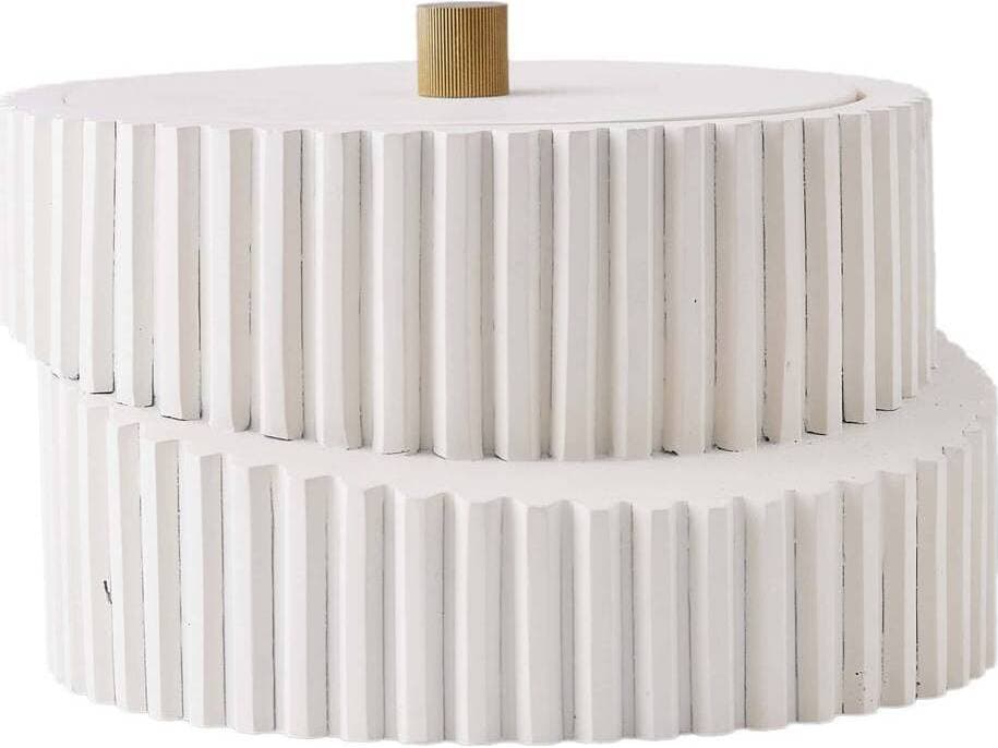 Arteriors Home Whittaker Ivory Antique Brass Decorative Accent
