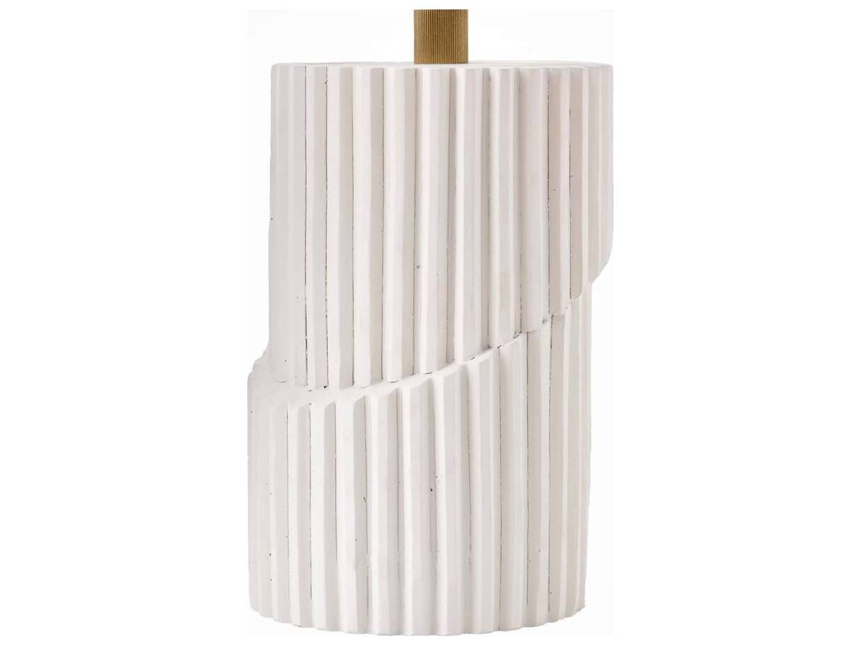 Arteriors Home Whittaker Ivory Antique Brass Decorative Accent