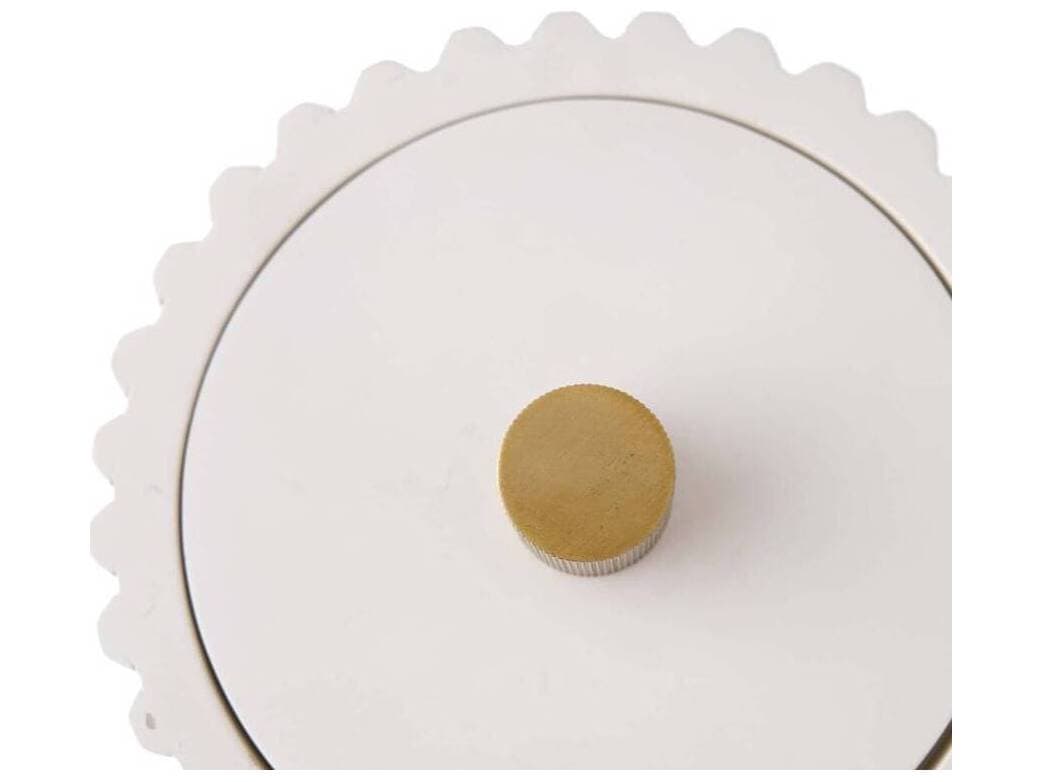 Arteriors Home Whittaker Ivory Antique Brass Decorative Accent