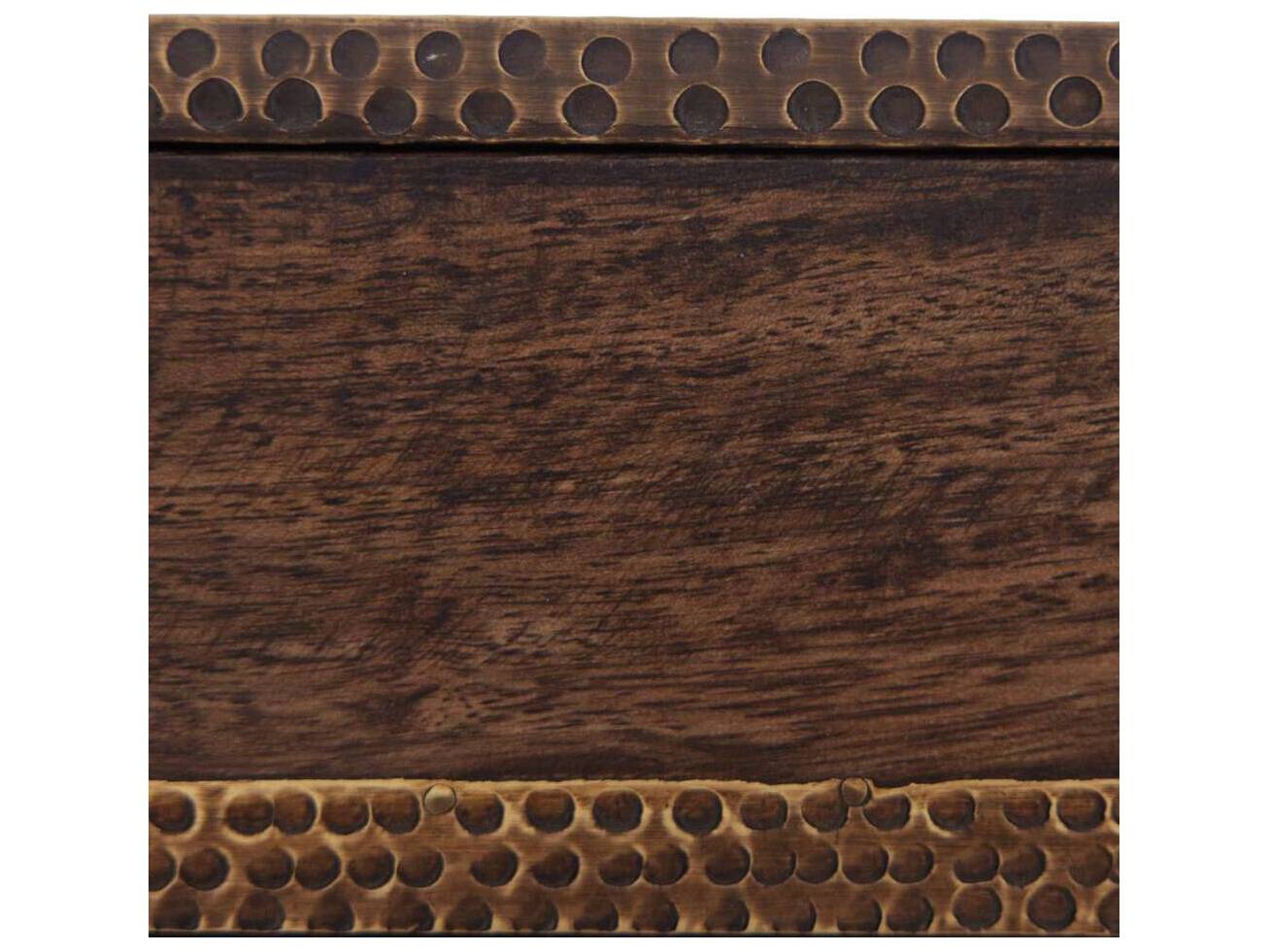 Arteriors Home Dark Walnut Antique Brass Decorative Accent