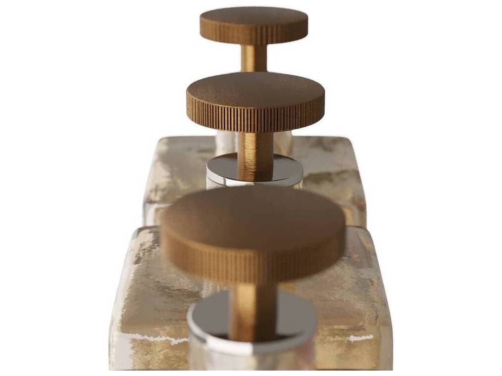 Arteriors Home Smoke Luster Vintage Brass Decorative Accent