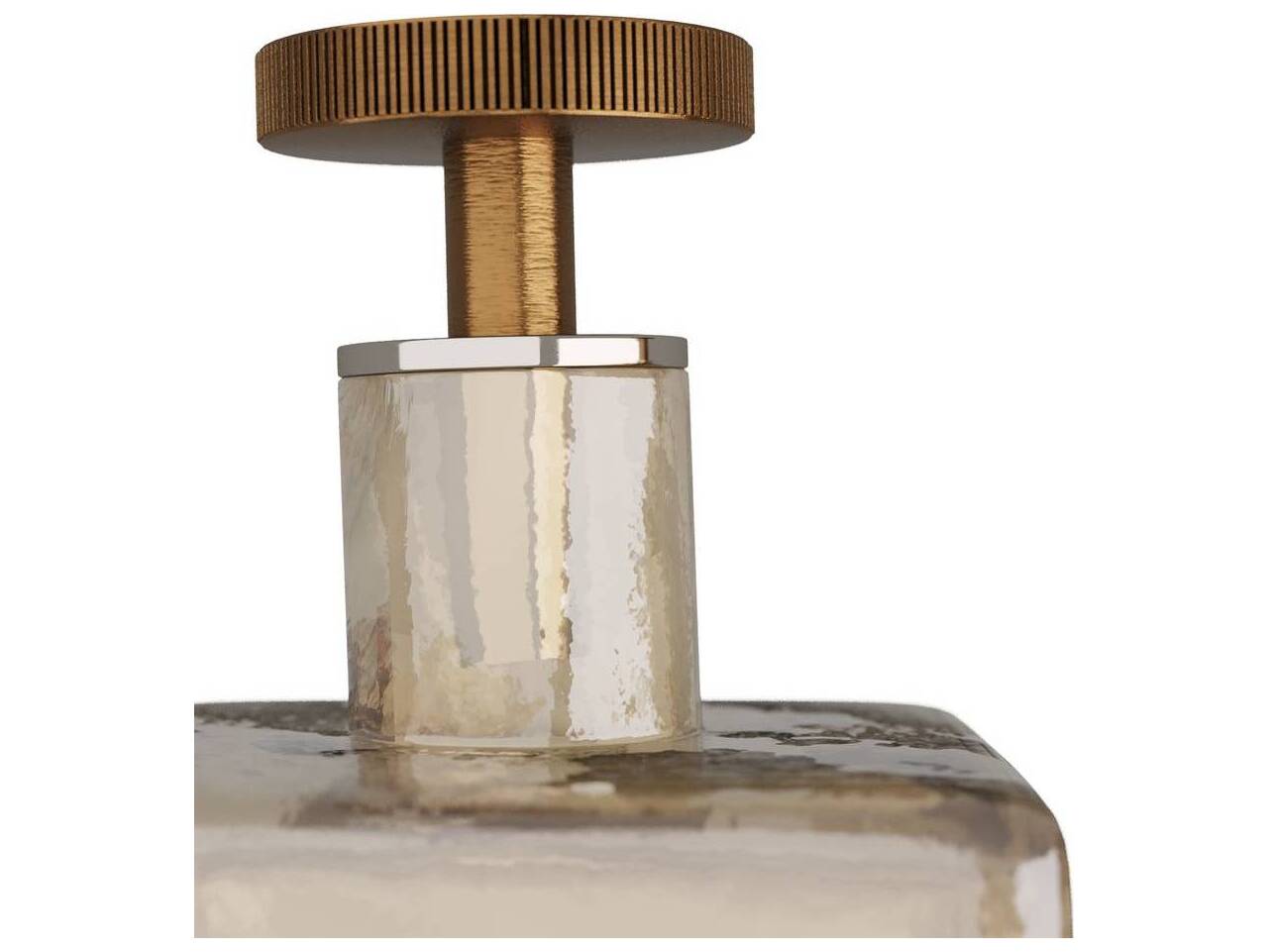 Arteriors Home Smoke Luster Vintage Brass Decorative Accent