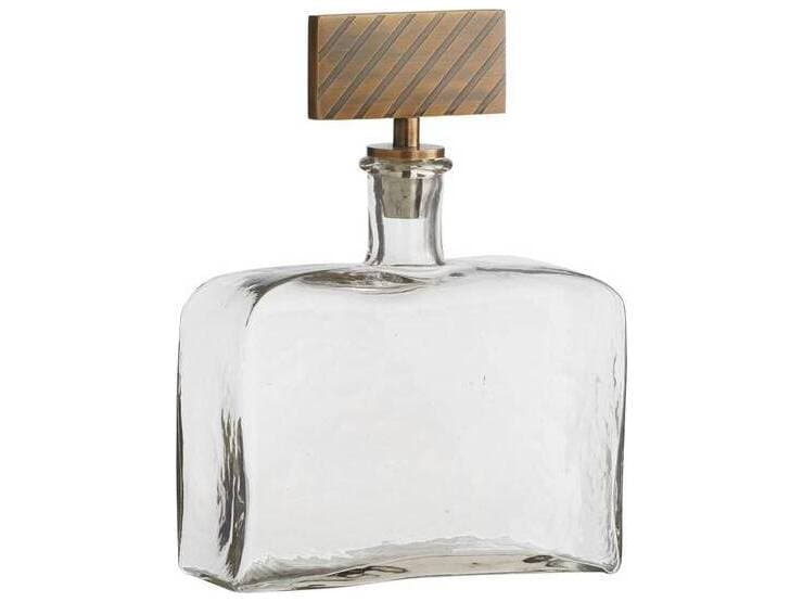 Arteriors Home Clear Antique Brass Decorative Accent