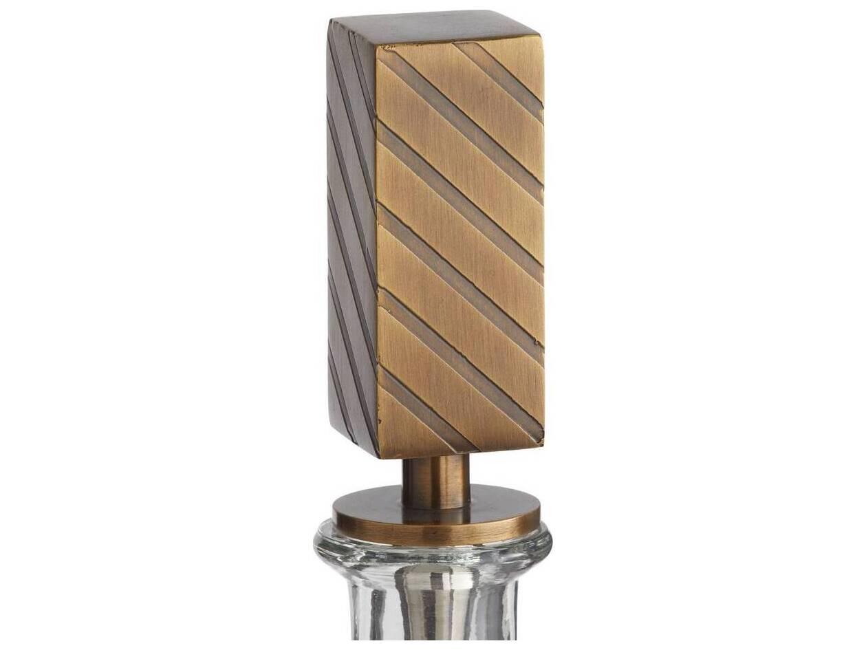 Arteriors Home Clear Antique Brass Decorative Accent