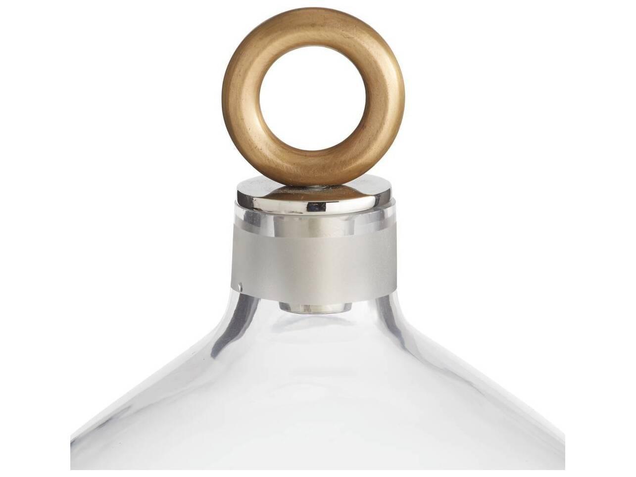 Arteriors Home Clear Antique Brass Decorative Accent