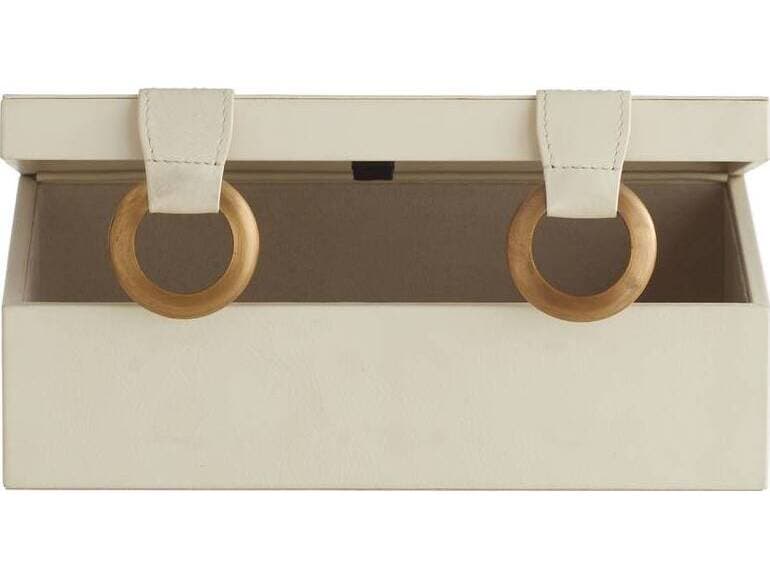 Arteriors Home Ivory Antique Brass Decorative Accent