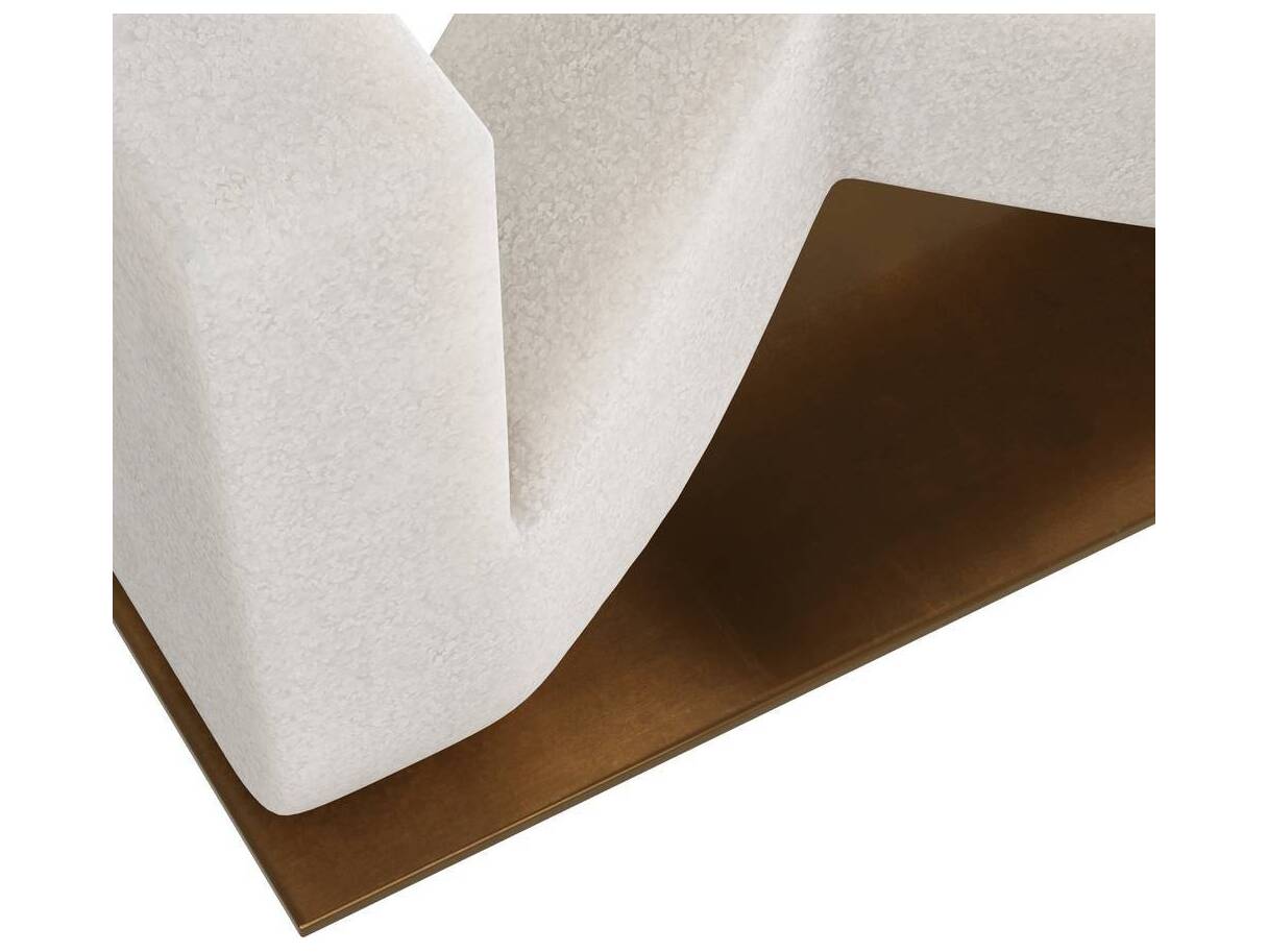 Arteriors Home Ivory Antique Brass Sculpture