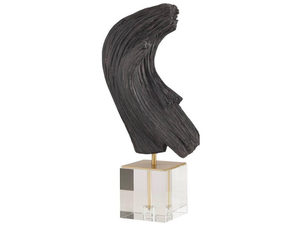Arteriors Home Ebony Antique Brass Sculpture