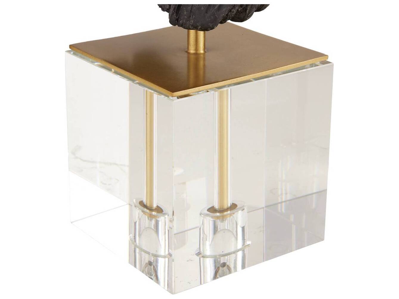 Arteriors Home Ebony Antique Brass Sculpture