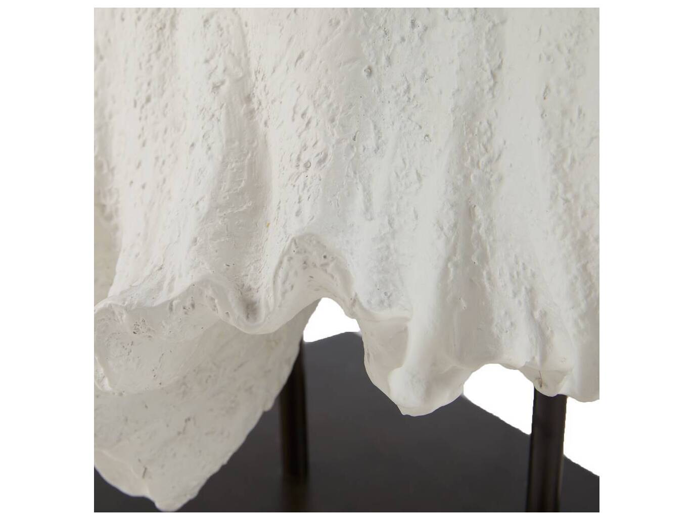 Arteriors Home Matte White Plaster English Bronze Sculpture