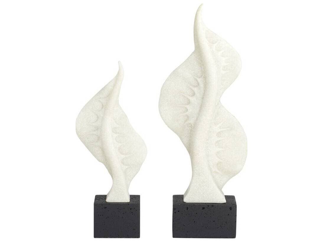 Arteriors Home Ivory Charcoal Sculpture