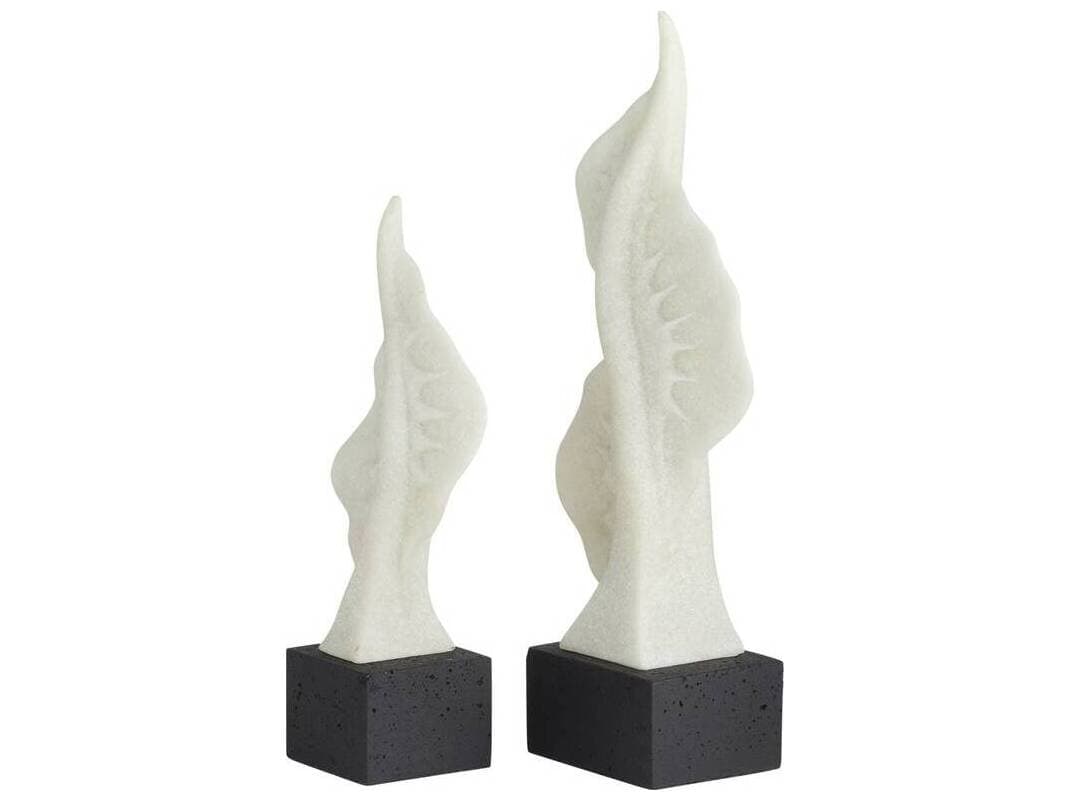 Arteriors Home Ivory Charcoal Sculpture