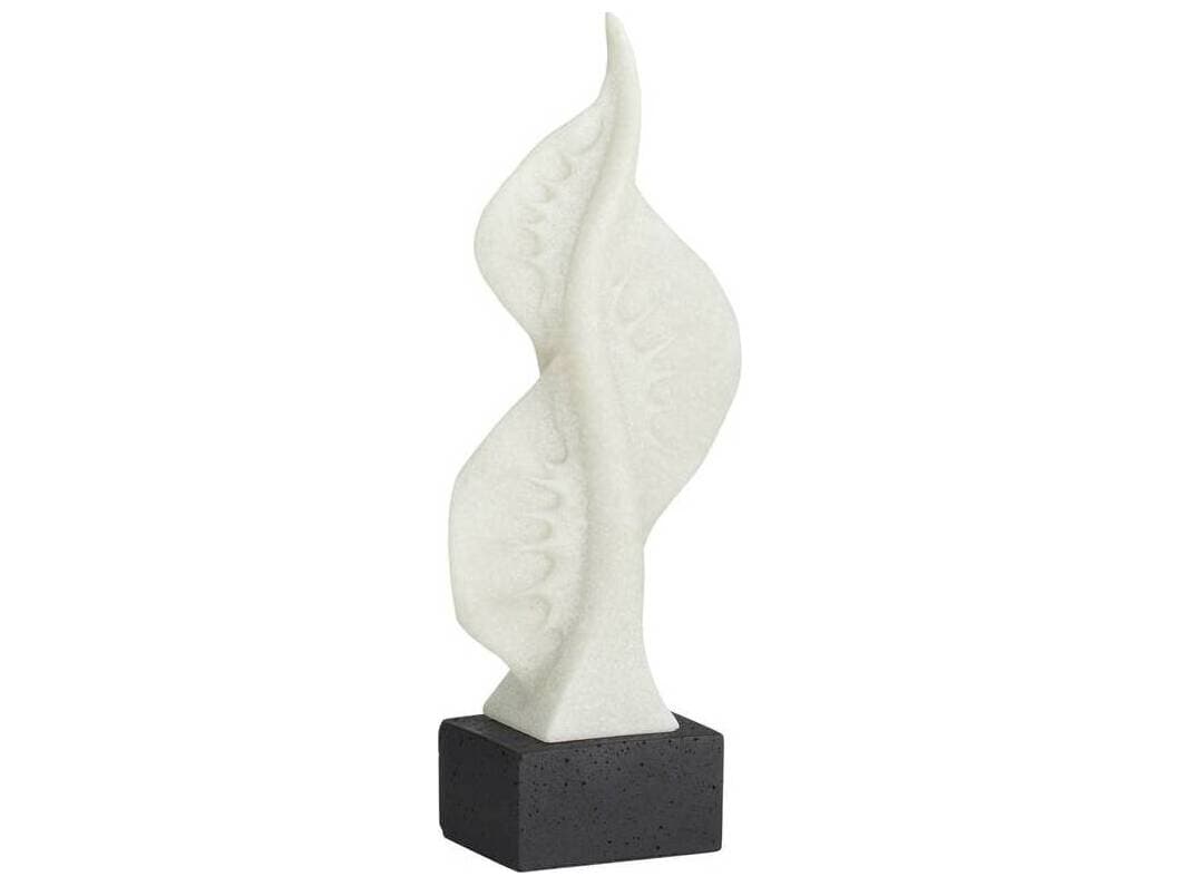 Arteriors Home Ivory Charcoal Sculpture