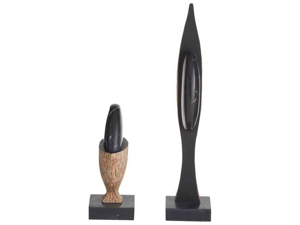 Arteriors Home Black Ash Brown Sculpture
