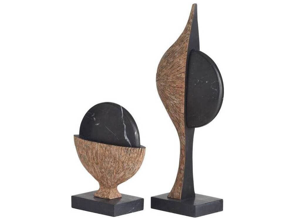 Arteriors Home Black Ash Brown Sculpture