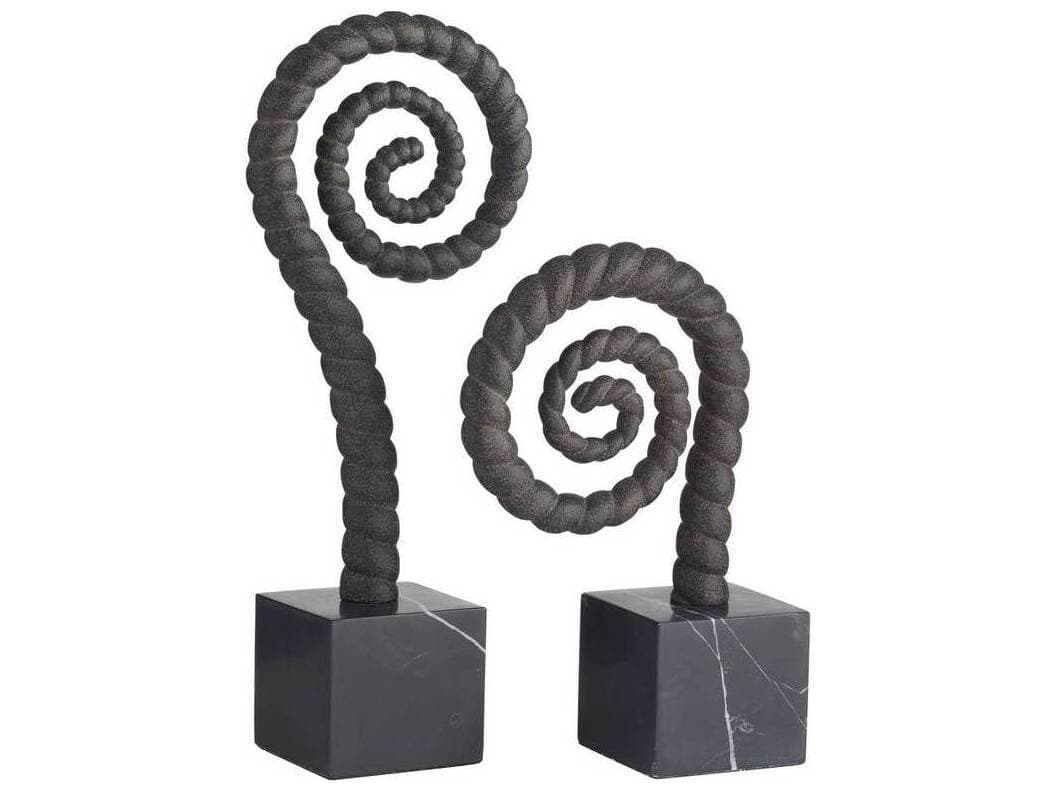 Arteriors Home Black Coal Sculpture