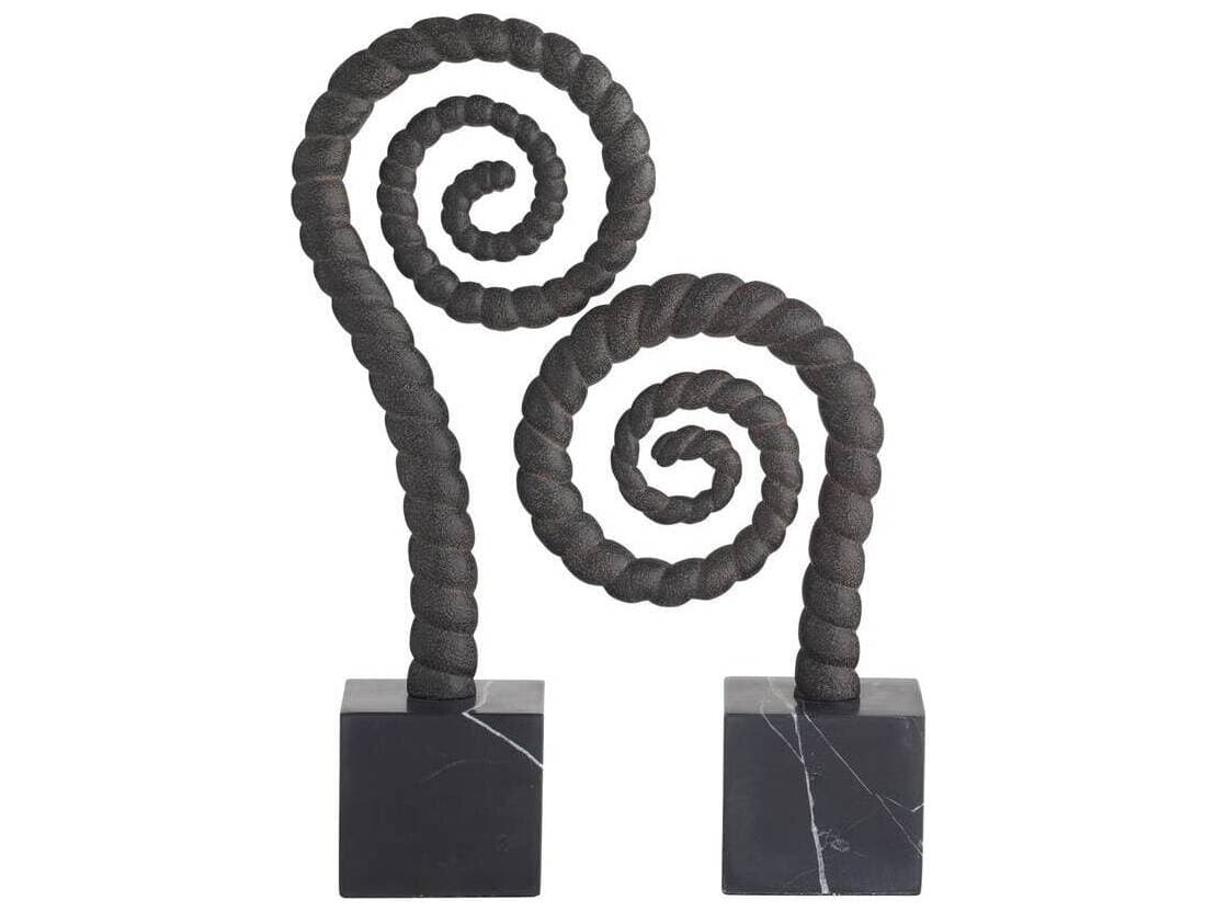 Arteriors Home Black Coal Sculpture