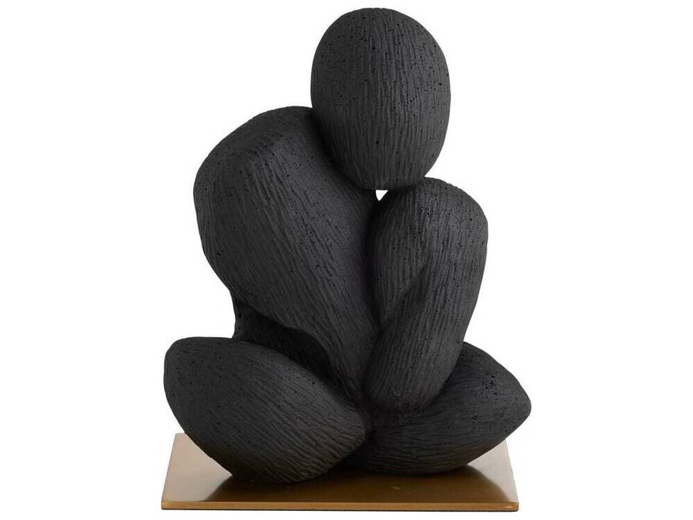 Arteriors Home Charcoal Antique Brass Sculpture