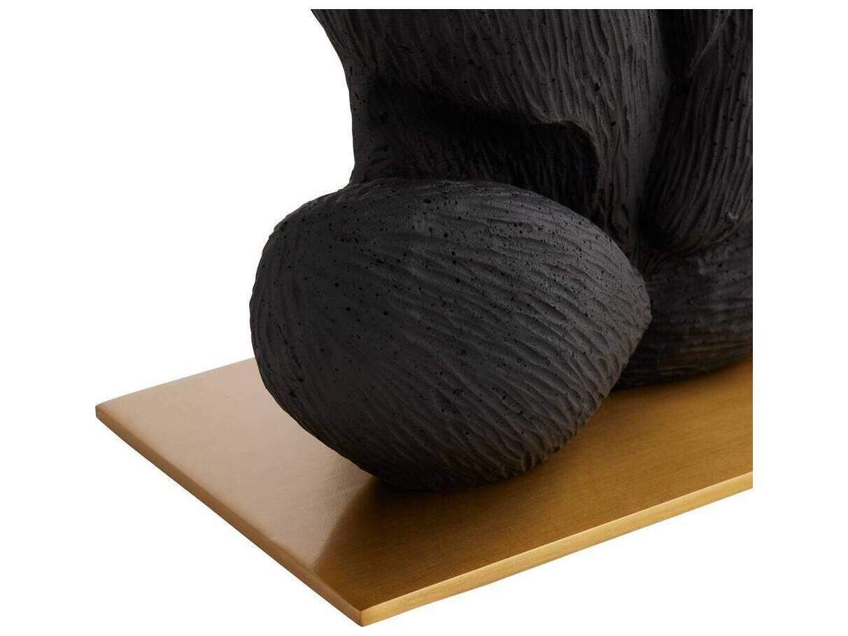 Arteriors Home Charcoal Antique Brass Sculpture