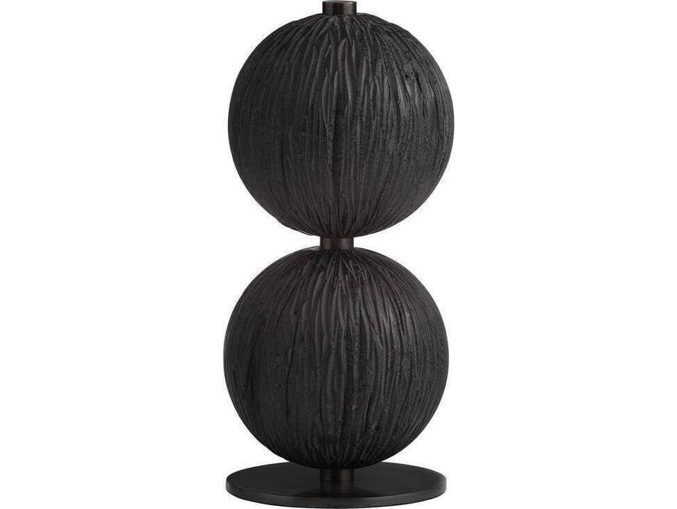 Arteriors Home Kyros Ebony English Bronze Black Sculptures Set of 3