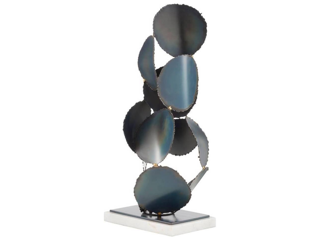 Arteriors Home Burnt Iron White Sculpture