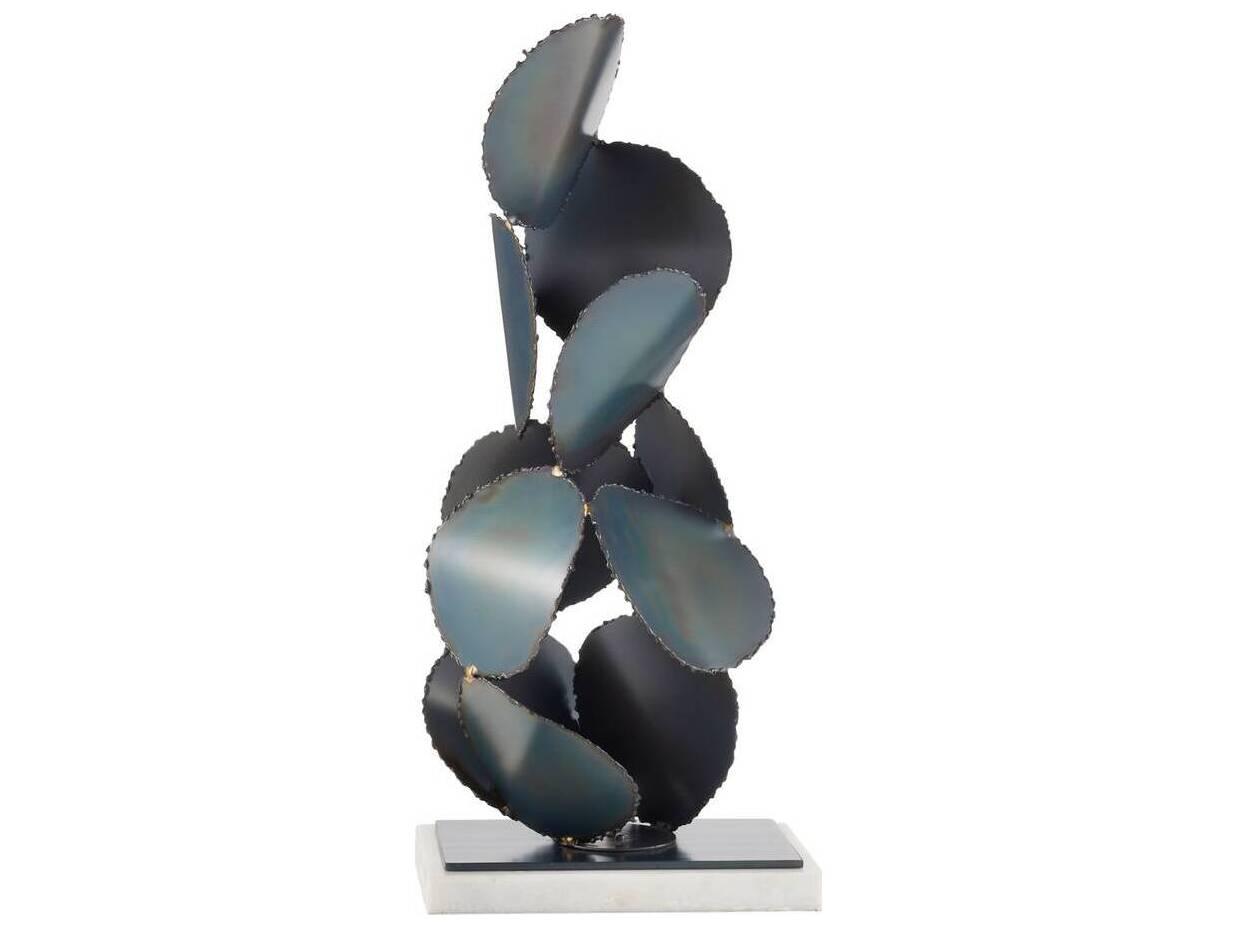 Arteriors Home Burnt Iron White Sculpture