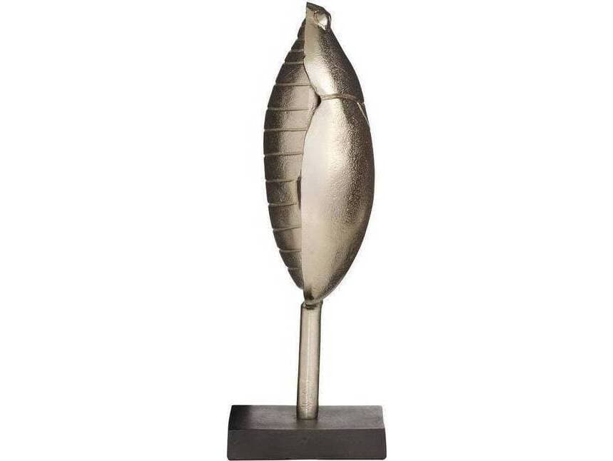 Arteriors Home Gita Vintage Silver Natural Iron Gray Sculpture