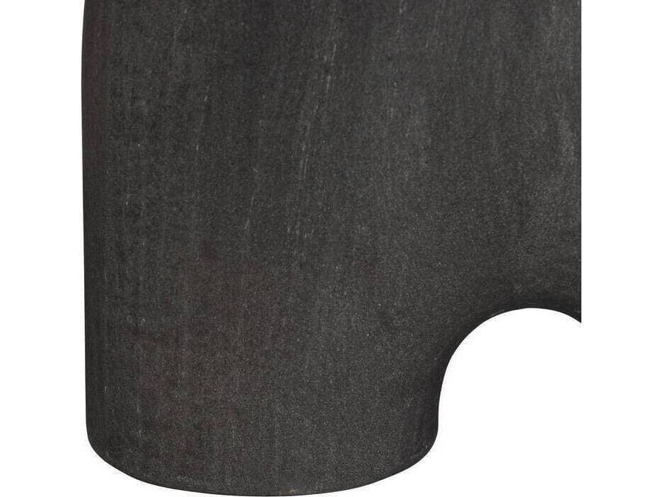 Arteriors Home Jeffrey Matte Charcoal Black Sculpture