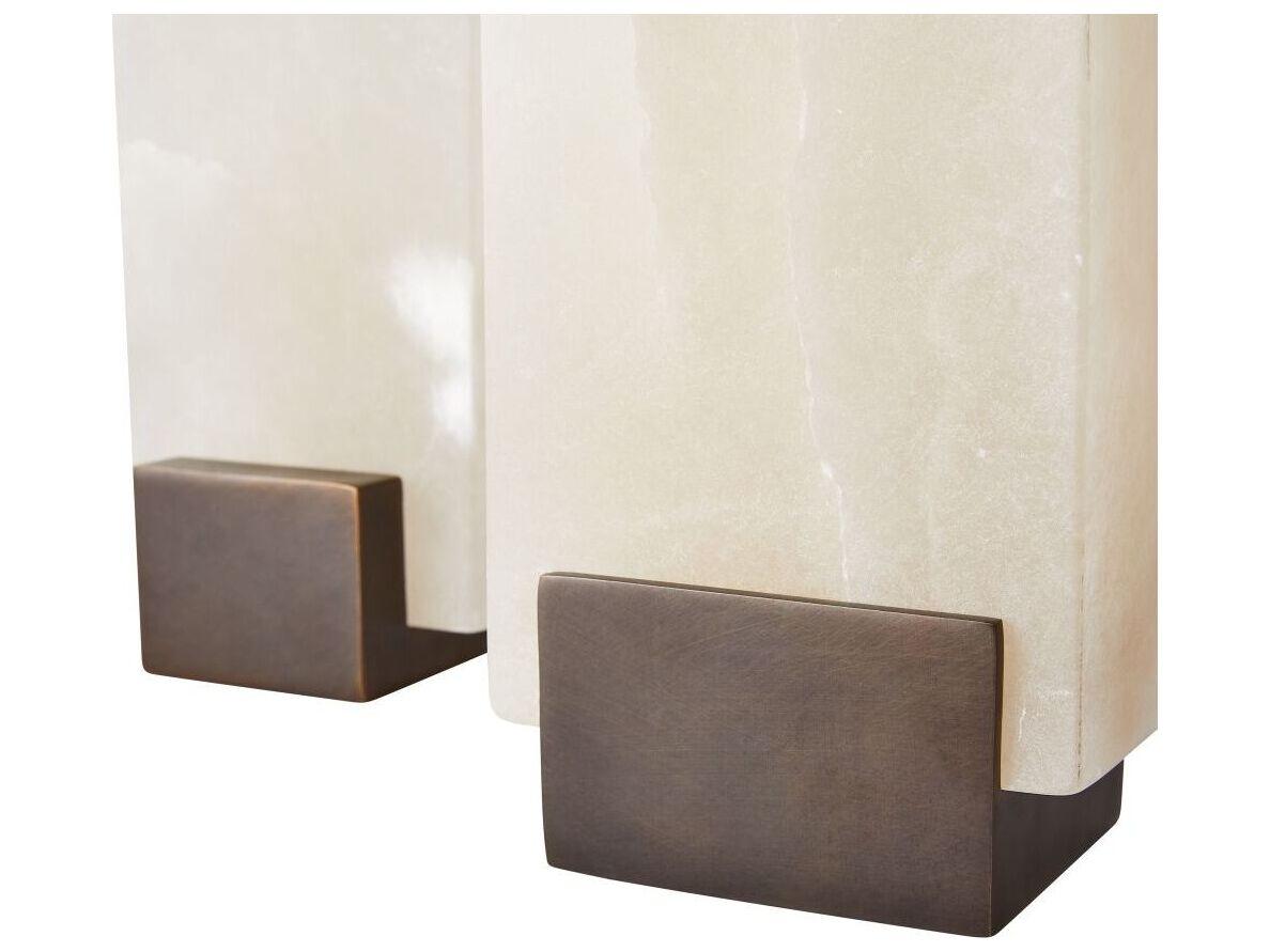 Arteriors Home White Bronze Bookend