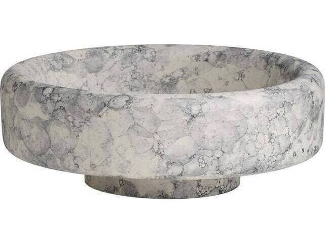 Arteriors Home Izzy Thundercloud Gray Centerpieces Set of 2