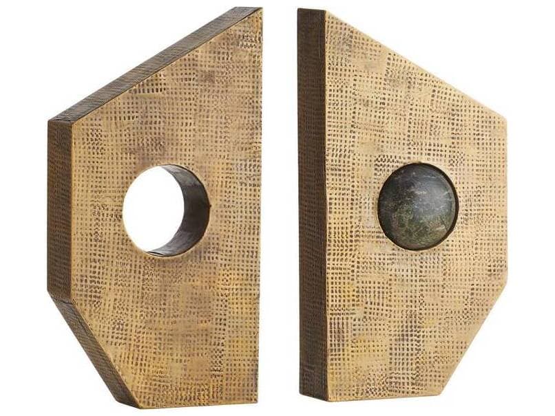 Arteriors Home Antique Brass Jungle Bookend