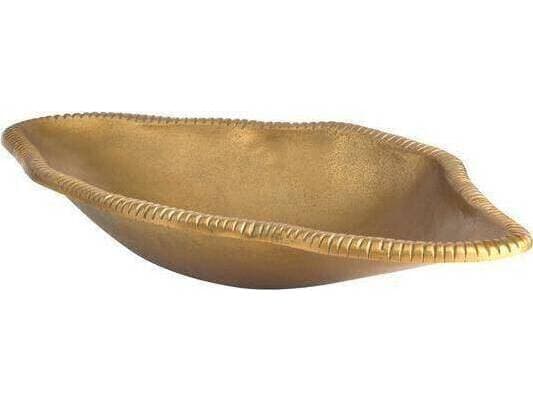 Arteriors Home Keller Antique Brass Gold Centerpiece